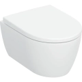 Geberit Icon miska podwieszana 49x35,5cm, TurboFlush, biała z deską wolnoopadającą 503.048.00.1