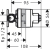 HansGrohe zestaw podstawowy z mieszaczem do Bidetta UE 29239180 rysunek wymiarowy