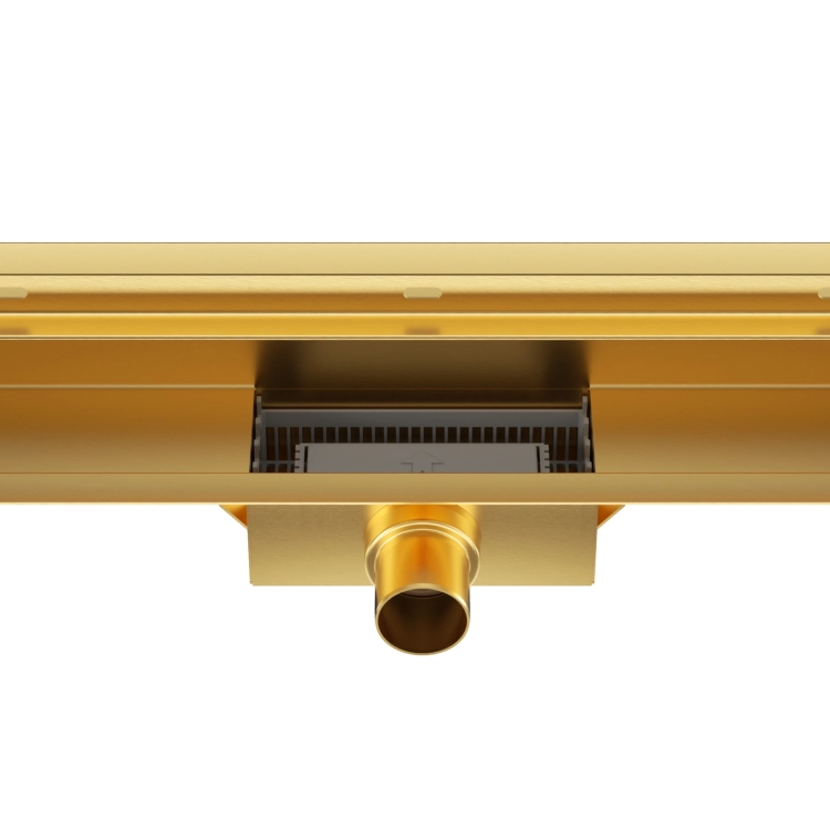 Balneo W-Drain Next odpływ ścienny 100cm, złoty szczotkowany A0301030102-5