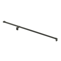 Ronal Solino GS poprzeczka stabilizacyjna szkło-szkło-ściana, gunmetal szczotkowany SMGTS2.26.1500