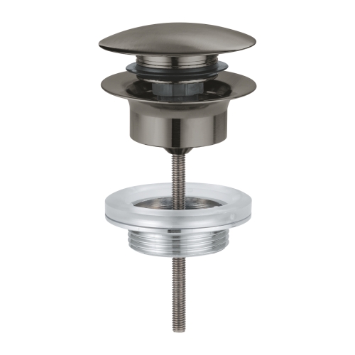 GROHE zawór odpływowy do umywalki, grafit szczotkowany - brushed hard graphite 65807AL0