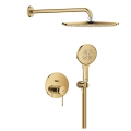 Grohe Essence zestaw prysznicowy podtynkowy z deszczownicą i kompletem natryskowym, cool sunrise 24058GL1-50