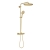 GROHE Rainshower SmartActive 310, system prysznicowy z termostatem, złoty szczotkowany 26836GN0