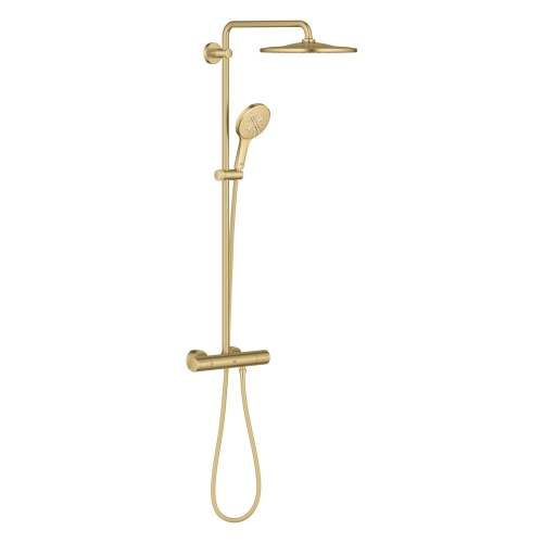 GROHE Rainshower SmartActive 310, system prysznicowy z termostatem brushed cool sunrise 26836GN0