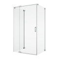 Ronal Cadura kabina trójścienna 80x90x80cm, lewa, profil srebrny połysk, szkło bezbarwne CA13G090-CAT1080-CAT3080-RCA50.1000-50.07