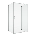 Ronal Cadura kabina trójścienna 80x90x80cm, prawa, profil srebrny połysk, szkło bezbarwne CA13D090-CAT1080-CAT3080-RCA50.1000-50.07