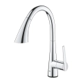 Trzy rodzaje strumienia w baterii GROHE Zedra Touch 30219002