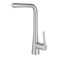 Bateria kuchenna GROHE Zedra Touch z wyciąganą wylewką SuperSteel