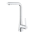 Bateria kuchenna GROHE Zedra z wyciąganą wylewką chrom