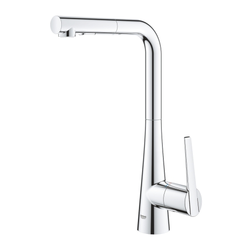 Bateria kuchenna GROHE Zedra z wyciąganą wylewką chrom