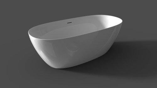 Wanna wolnostojąca RIHO VitaLux 1700×800 mm biały połysk – widok ogólny