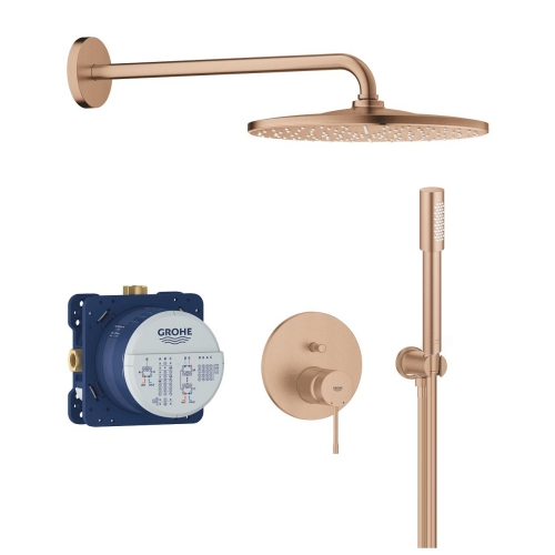 Zestaw prysznicowy podtynkowy GROHE Essence Brushed Warm Sunset 25287DL0-02