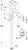 Kludi Renon bateria umywalkowa z prostym uchwytem rysunek wymiarowy