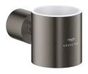 GROHE Spa Atrio uchwyt do szklanki lub dozownika, grafitowy szczotkowany - brushed hard graphite 40884AL0