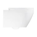 Miska WC podwieszana GROHE EuroCeramic 102485SH00 – widok boczny, odpływ poziomy, ukryte mocowania
