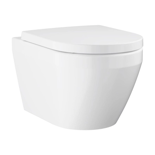 Zestaw WC GROHE EuroCeramic 102510SH00 – miska podwieszana z deską wolnoopadającą