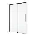Ronal Oriana D36S2 120 cm drzwi prysznicowe przesuwne czarny mat, szkło bezbarwne 8 mm