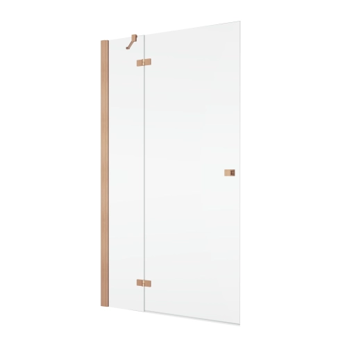Ronal Annea an13 brushed copper drzwi prysznicowe lewe  - wersja standard do ścianki ANT1