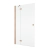 Ronal Annea an13 brushed copper drzwi prysznicowe lewe  - wersja standard do ścianki ANT1