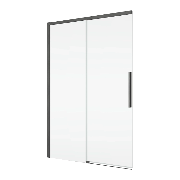 Ronal Oriana D36S2 130 cm drzwi prysznicowe przesuwne gunmetal szczotkowany, szkło bezbarwne 8 mm