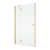 Ronal Annea drzwi prysznicowe lewe wersja do wnęki z zestawem VANE27 brushed gold