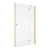 Ronal Annea drzwi prysznicowe prawe wersja do wnęki z zestawem VANE27 brushed gold