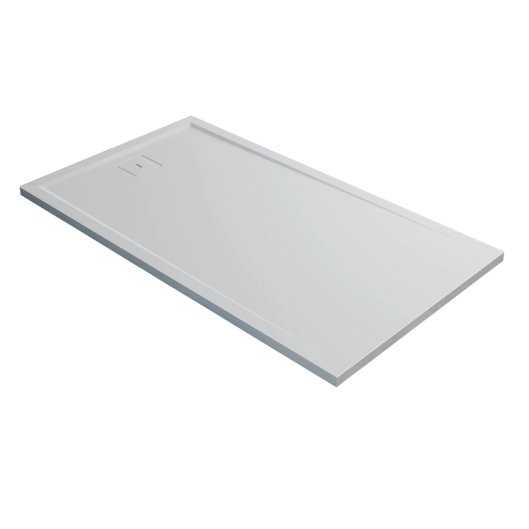 Brodzik Ronal Livada 70x140 cm biały – rzut perspektywiczny
