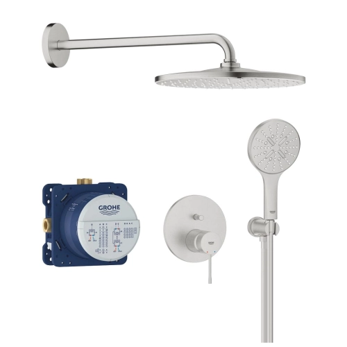 Zestaw prysznicowy podtynkowy GROHE Essence SuperSteel 25287DC0