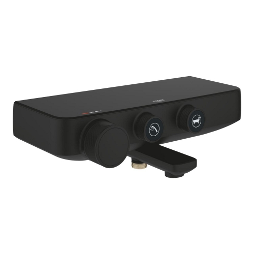 Bateria wannowa z termostatem GROHE Grohtherm SmartControl Phantom Black