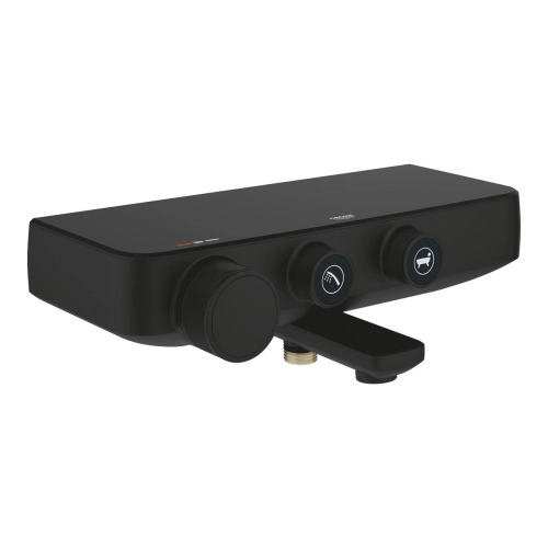 Bateria wannowa z termostatem GROHE Grohtherm SmartControl Phantom Black