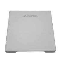 Ronal Livada pokrywa odpływu biała CAPW20.04