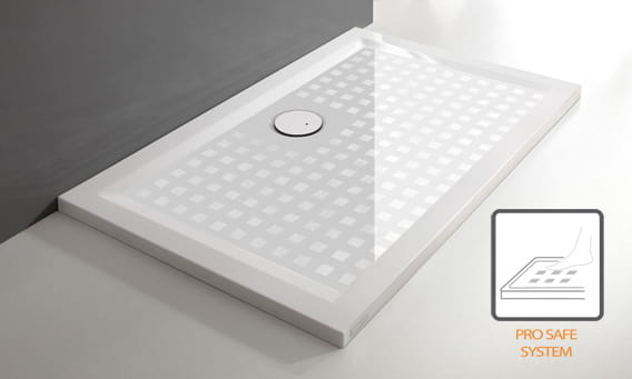 Sanplast Space Mineral brodzik prostokątny B-M/SPACE 70x80x1,5cm Pro Safe 645-290-0110-01-002