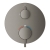 Metalowe pokrętła baterii GROHE Atrio brushed hard graphite