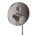 GROHE Essence bateria podtynkowa 3-drożna, element zewnętrzny, grafit błyszczący - hard graphite 24092A01