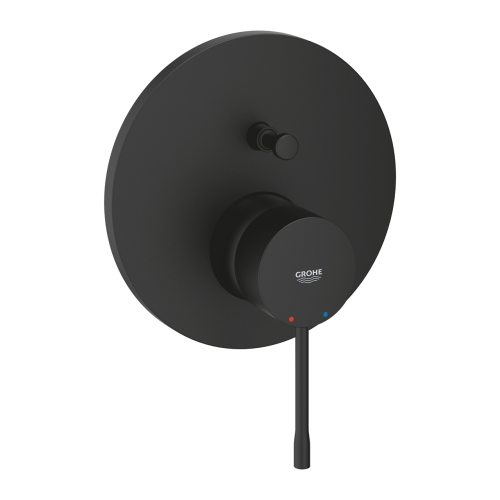 Bateria wannowo prysznicowa podtynkowa GROHE Essence Phantom Black czarny mat