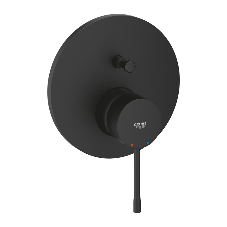 Bateria wannowo prysznicowa podtynkowa GROHE Essence Phantom Black czarny mat