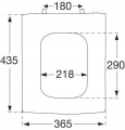 Villeroy&Boch Memento 9M17S1R1 rysunek wymiarowy