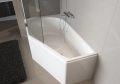 Wanna Riho Yukon 160x90 z parawanem nawannowym i obudową wanny