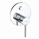 KLUDI Bozz PUSH & SWITCH bateria wannowo-prysznicowa podtynkowa do KLUDI-SLIM.BOXX, element zewnętrzny, chrom 387590576