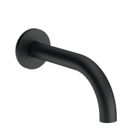 KLUDI Bozz wylewka wannowa ścienna 3/4", czarny mat 3850539