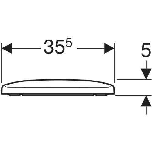 Geberit 500336011 rysunek wymiarowy