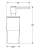 Grohe 40 886 AL0 rysunek wymiarowy