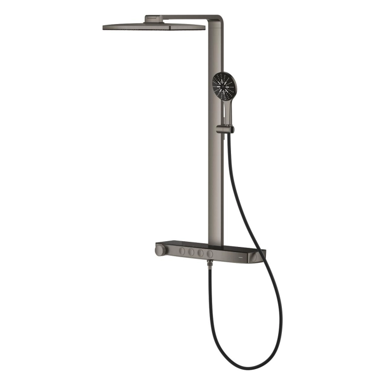 GROHE Rainshower Aqua Pure system prysznicowy, grafit szczotkowany - brushed hard graphite 100962AL00