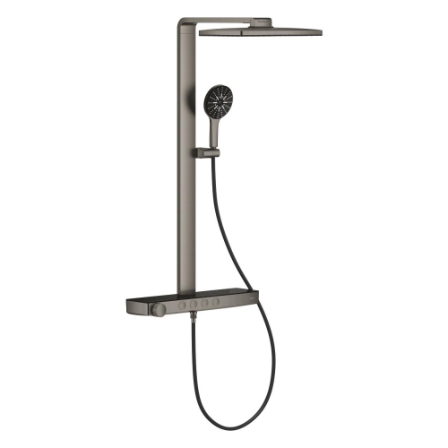 GROHE Rainshower Aqua Pure grafit szczotkowany system prysznicowy
