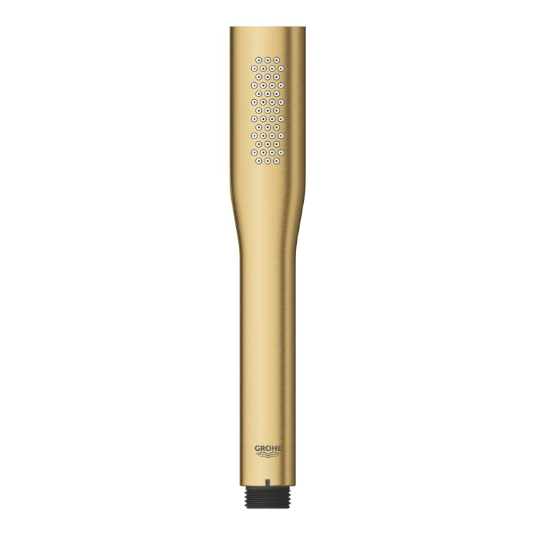Nowoczesny prysznic ręczny Grohe złoty szczotkowany design