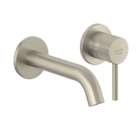 KLUDI Bozz bateria umywalkowa podtynkowa element zewnętrzny, wylewka 180mm, nikiel szczotkowany 38244N576