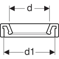 Geberit 152424001 rysunek wymiarowy