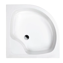 Sanplast Fris brodzik półokrągły BPzs/FRIS 90x90x25+STB, promień 550, 615-330-0630-01-000