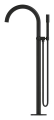 Czarna bateria wannowa wolnostojąca GROHE Atrio Phantom Black