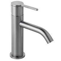Emmevi Filo bateria umywalkowa, inox, z korkiem klik-klak 85003IN